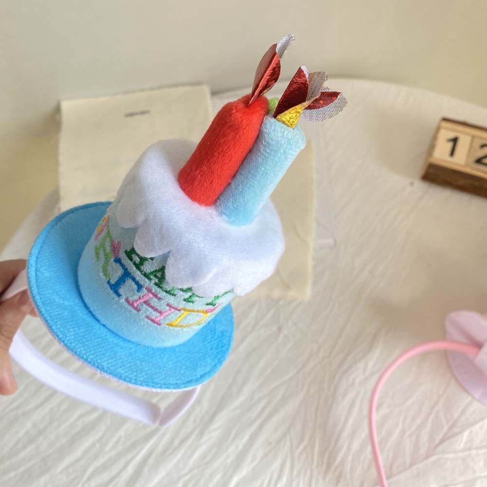 Băng Đô Cài Tóc Hình Bánh Kem Sinh Nhật Dễ Thương