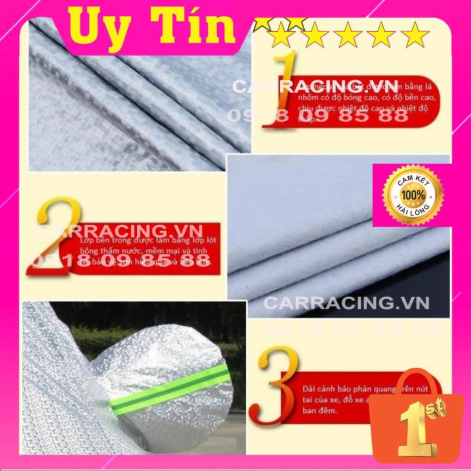 BẠT PHỦ XE Ô TÔ CARRACING BẠT PHỦ Ô TÔ 3 lớp CAO CẤP chống xước, chống nắng, chống cháy  4 chỗ - 5 chỗ - 7 chỗ bán tải | BigBuy360 - bigbuy360.vn