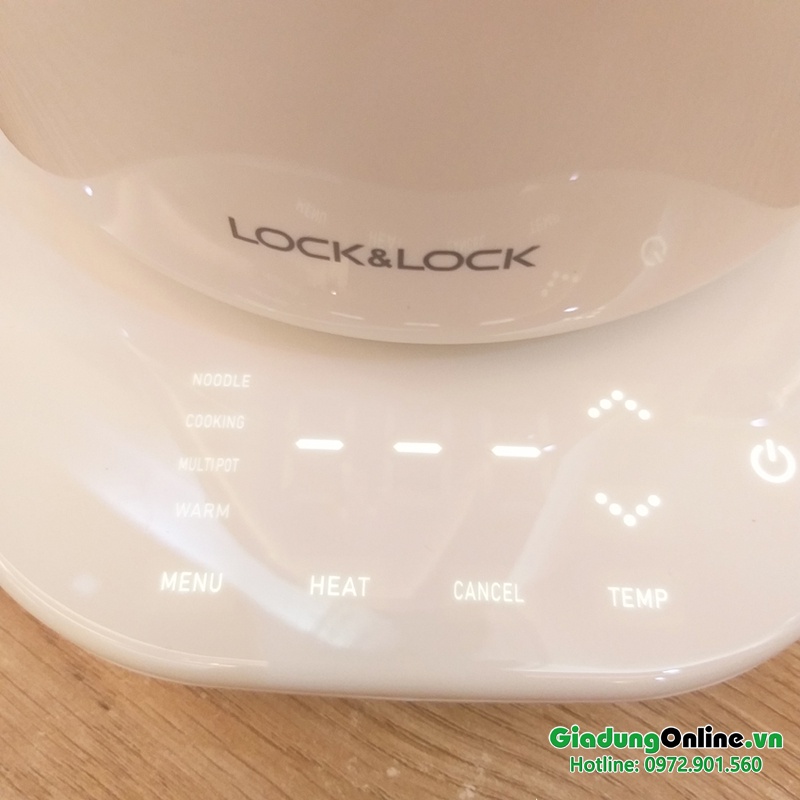 Nồi Lẩu Mini - Nồi Điện Đa Năng Điện Tử Lock&amp;Lock EJC141 1.5 Lít