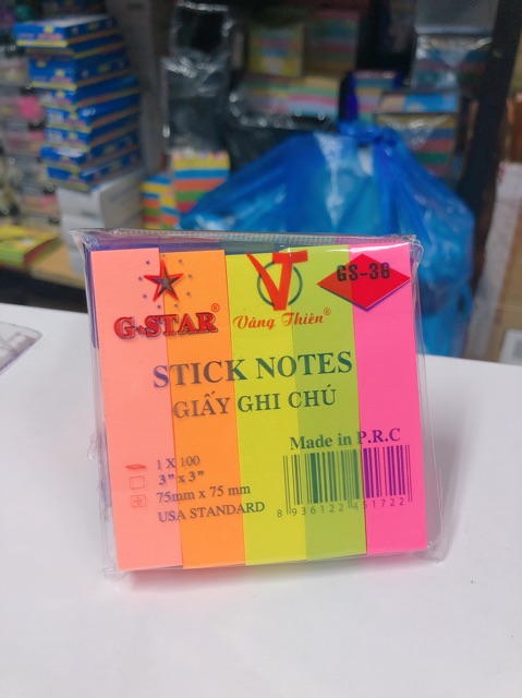 GIẤY NOTE GHI CHÚ DẠ QUANG ĐỦ CỠ