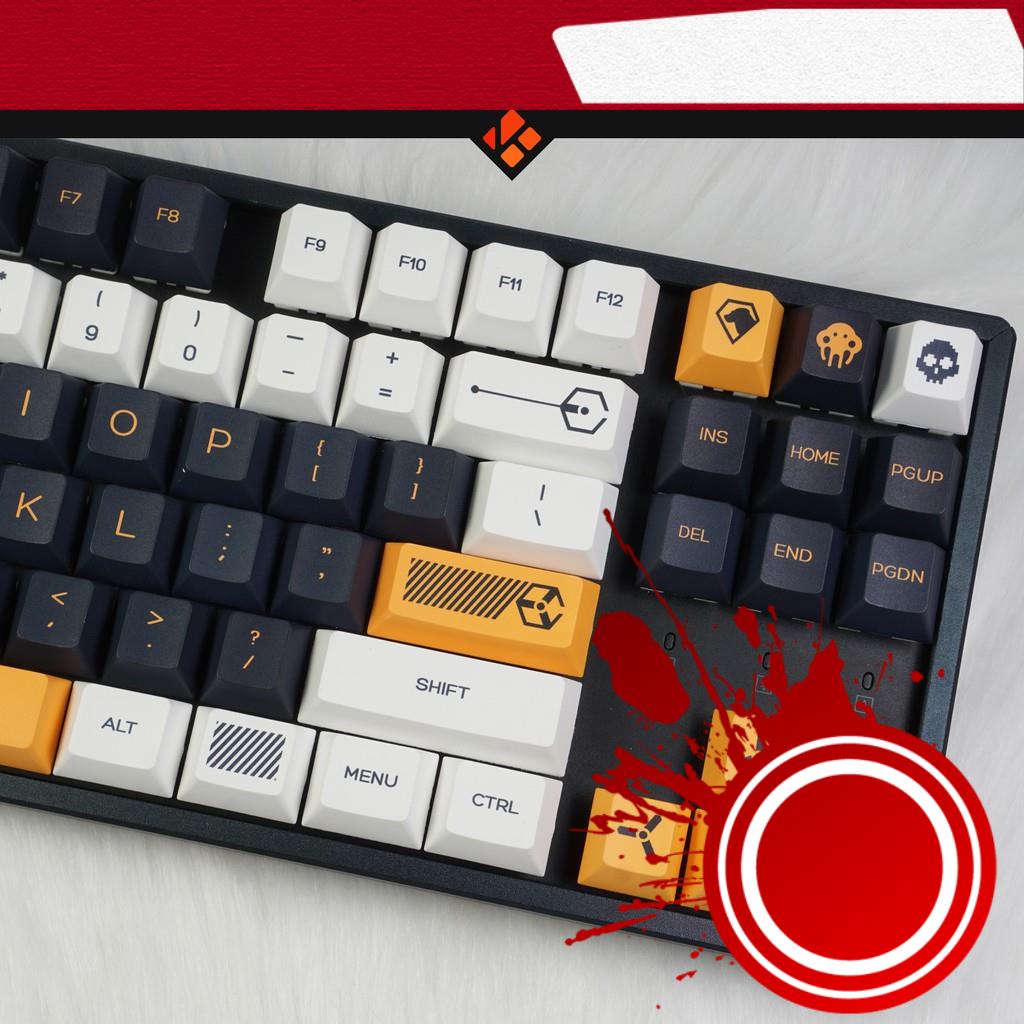 [ Hàng Hot ] Keycap VIRTUAL WAR - CHERRY - Thick PBT - Dyesub - 141 nút cho bàn phím cơ (Filco, Leopold, IKBC, Edra, key