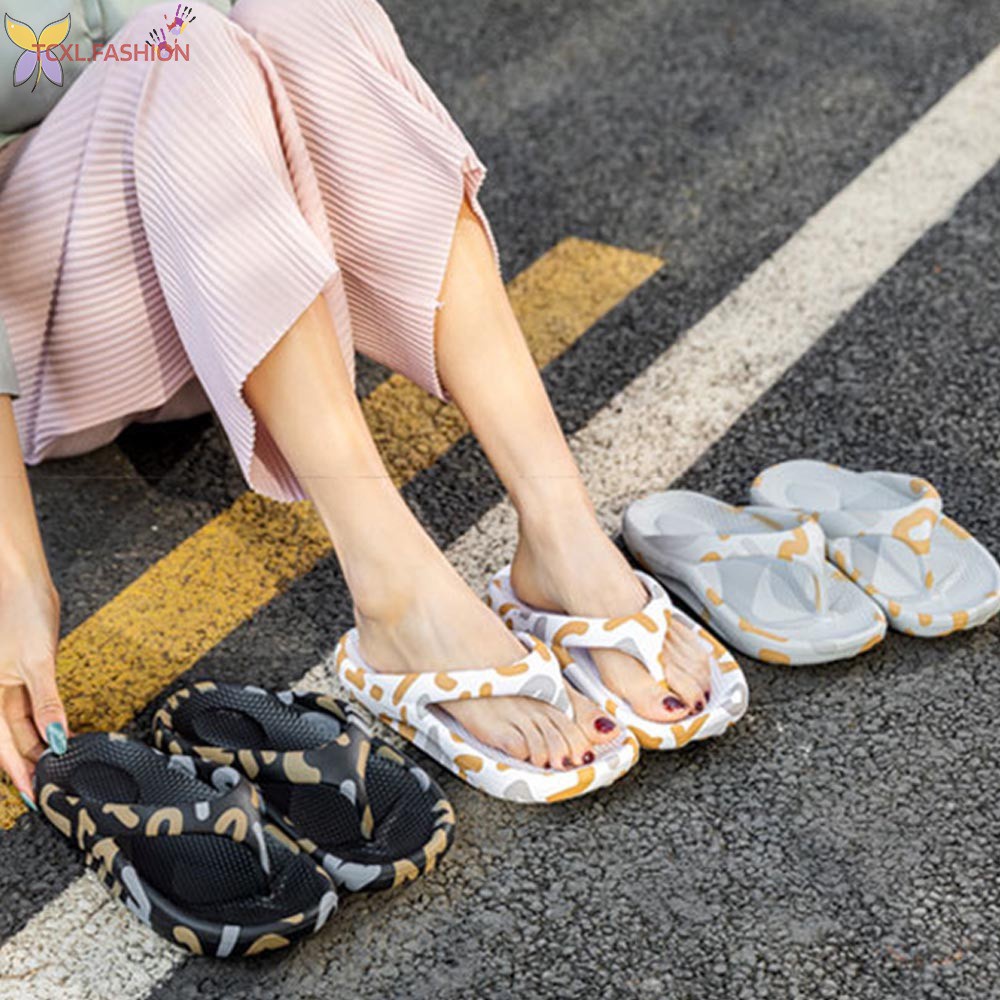 Dép Xỏ Ngón Chất Liệu Eva Đế Mềm Dày 3.5cm Thoải Mái Thời Trang Mùa Hè Cho Nữ