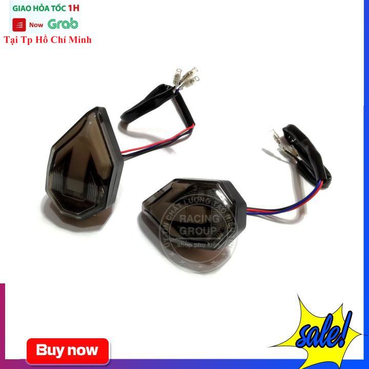 Cặp Xi Nhan Xe Máy Mũi Tên Moto Hàng F1 Nhiều Màu