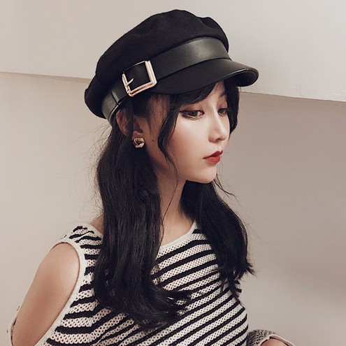 Mũ nồi Beret thuỷ thủ form ôm, chất xịn. mịn hàng Quảng Châu