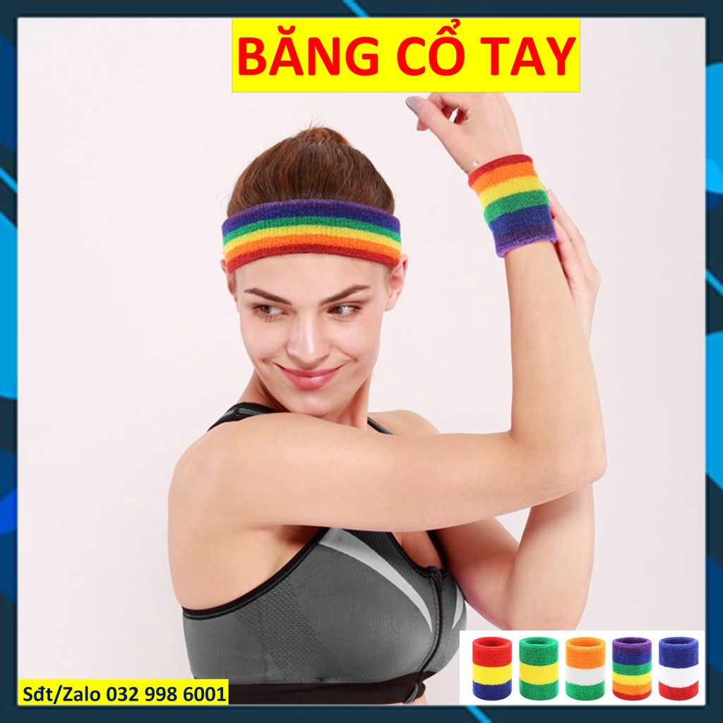 Xỏ cổ tay thể thao 8cm 11cm 0236 Băng cổ tay tập gym thấm mồ hôi chính hãng Aolikes 0230 0235 ddcg