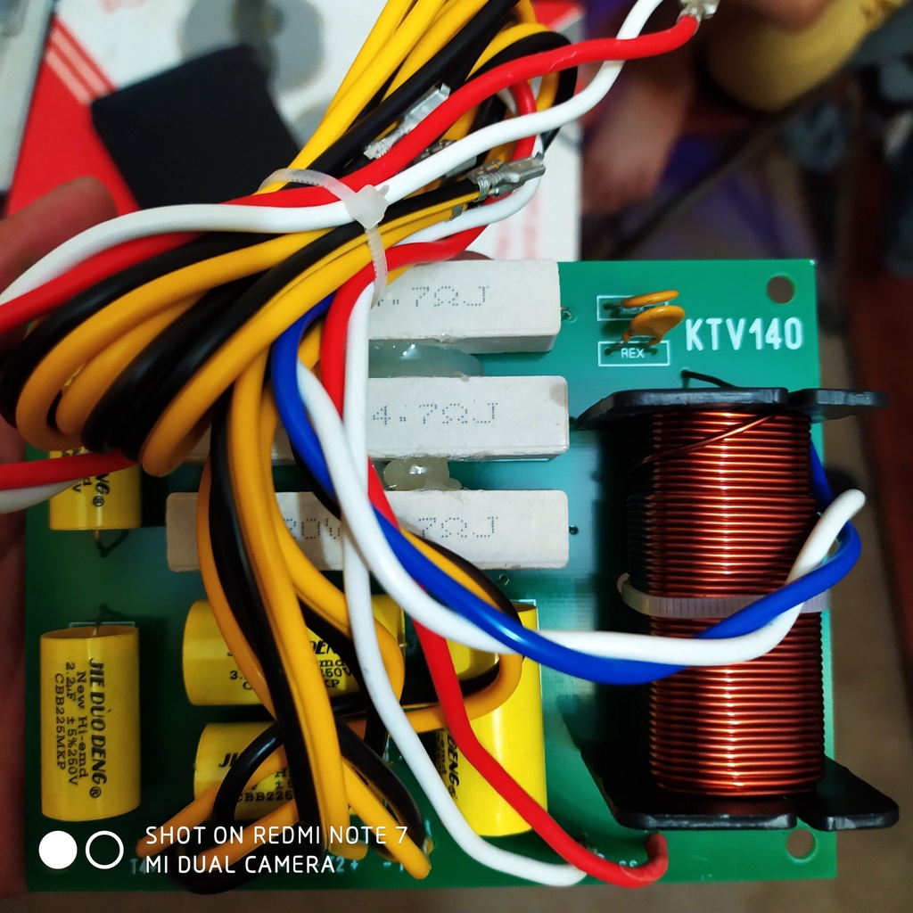 Phân tần loa 1 bass 4 treble cao cấp KTV: Giá 1 chiếc