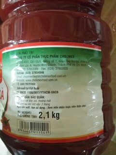 Tương Cà Cholimex 2.1kg