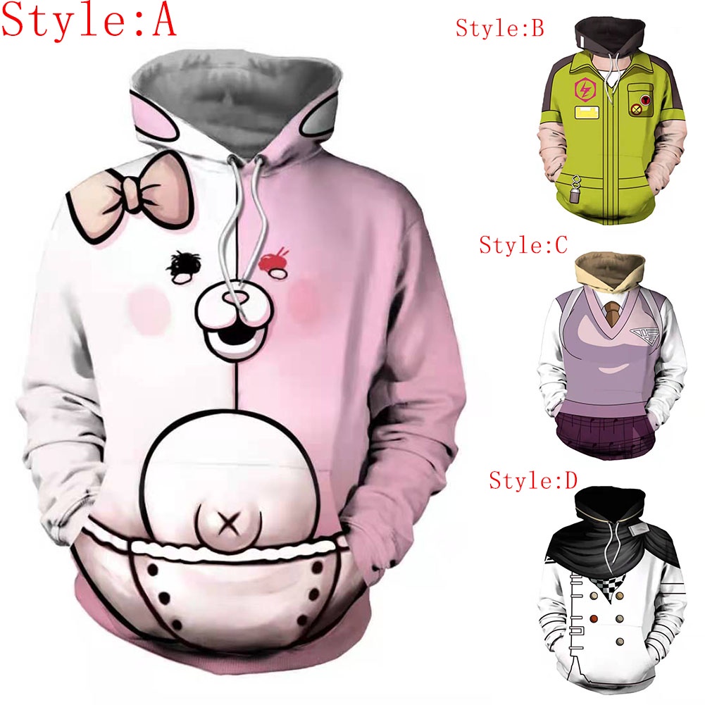 Áo Hoodie Dài Tay In Hình Anime 3d Thời Trang 2020