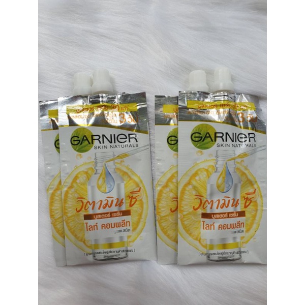 7.5ml- Tinh chất tăng cường sáng da mờ thâm Garnier Light Complete 30x Vitamin C