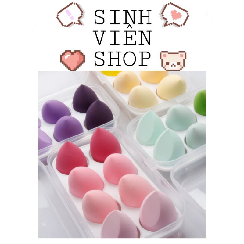 [1 cái] Mút trứng trang điểm beauty blender Mando tách set