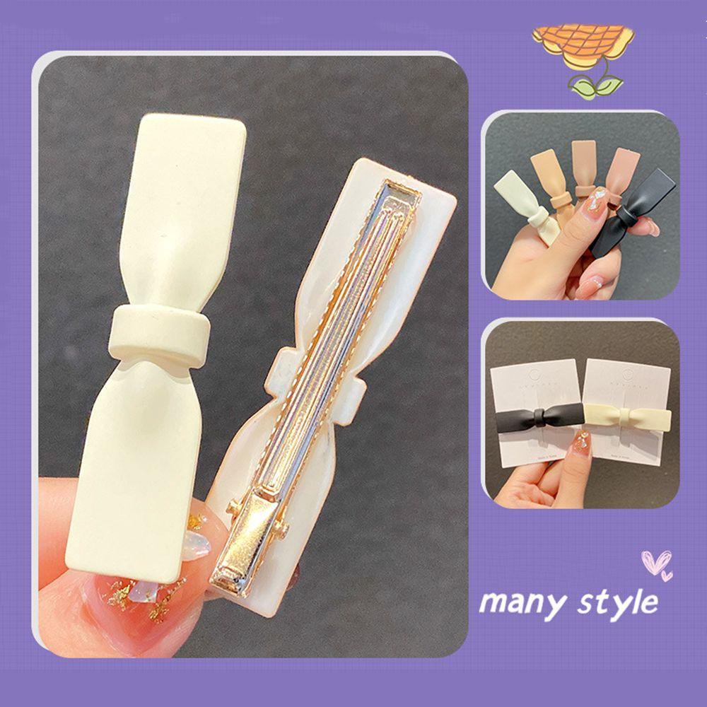 Kẹp Tóc Hình Nơ Phong Cách Hàn Quốc Cổ Điển Dành Cho Nữ