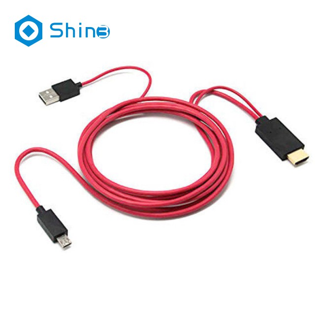 Cáp Chuyển Đổi Từ Shin3 Micro Usb Sang Hdmi 1080p Hd Tv 11pin Cho Điện Thoại Android Samsung