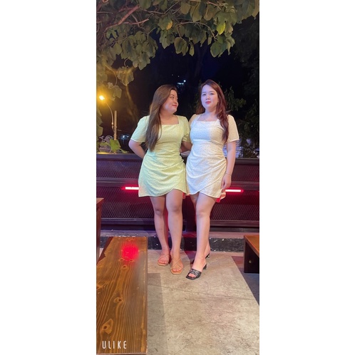BIGSIZE 55-80kg - Đầm cổ vuông Ceci Dress