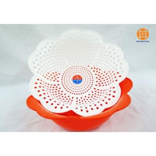 Sét rổ kèm chậu hứng nước nhựa Việt Nhật