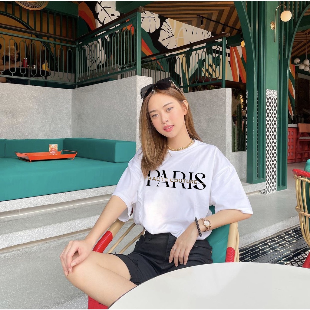 Áo thun nữ form rộng đẹp tay lỡ kiểu hàn quốc chất vải cotton AT165 Miucho in hoạt tiết