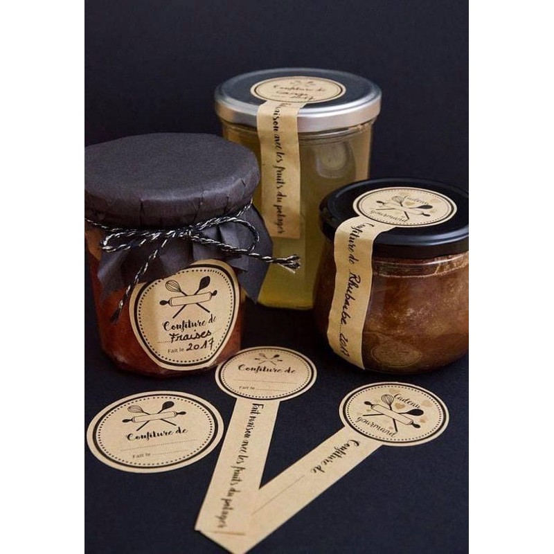 In tem nhãn giấy kraft - da bò - rẻ đẹp