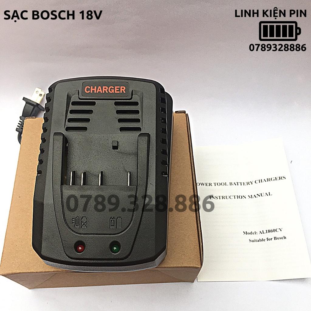 Sạc pin Bosch 14.4V - 18V Li-ion mới 100%, sử dụng điện 220VAC