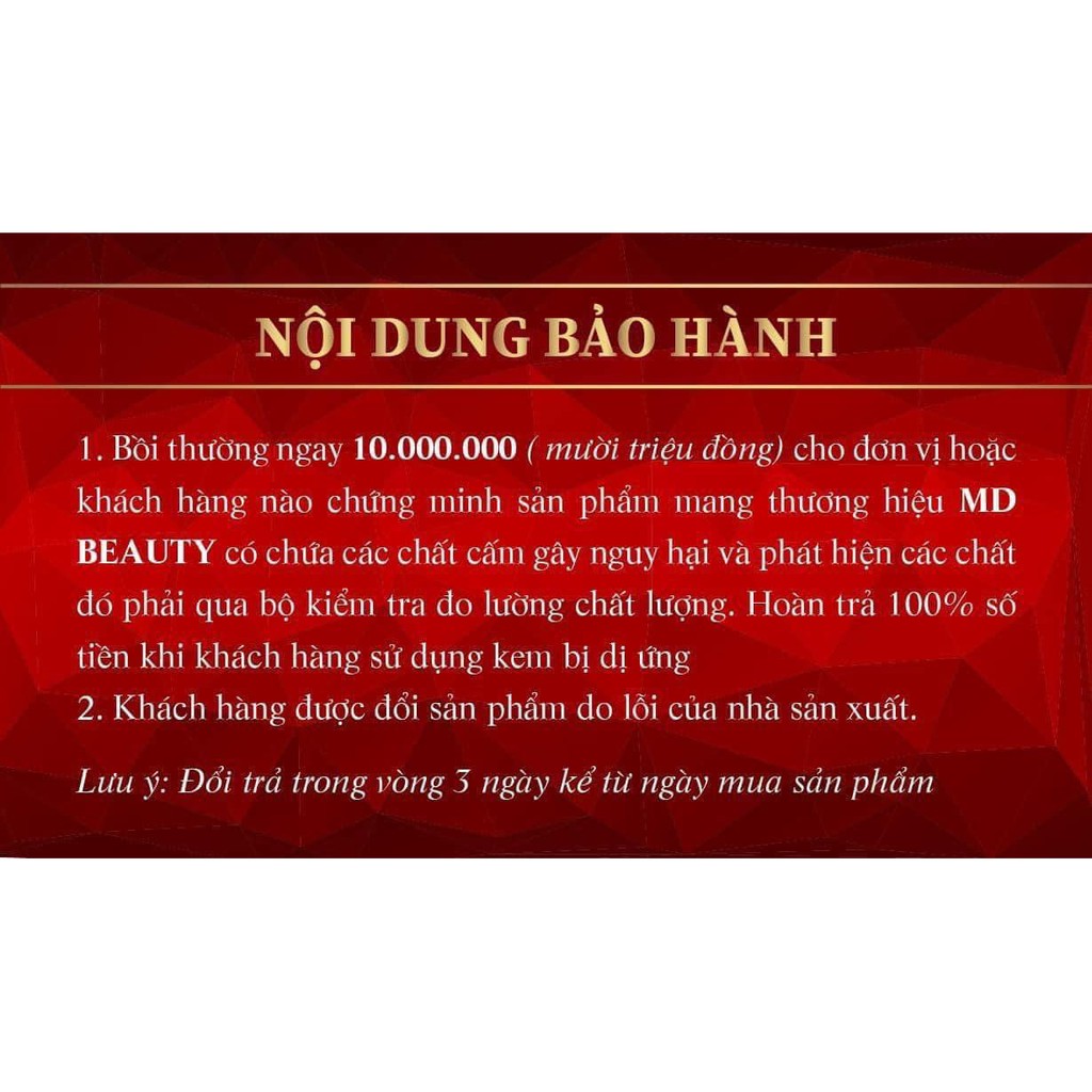 Kem Face Nám Lựu Đỏ MD - Combo Melasma Loại Bỏ Thâm Nám Tàn Nhang [Chính Hãng] | BigBuy360 - bigbuy360.vn