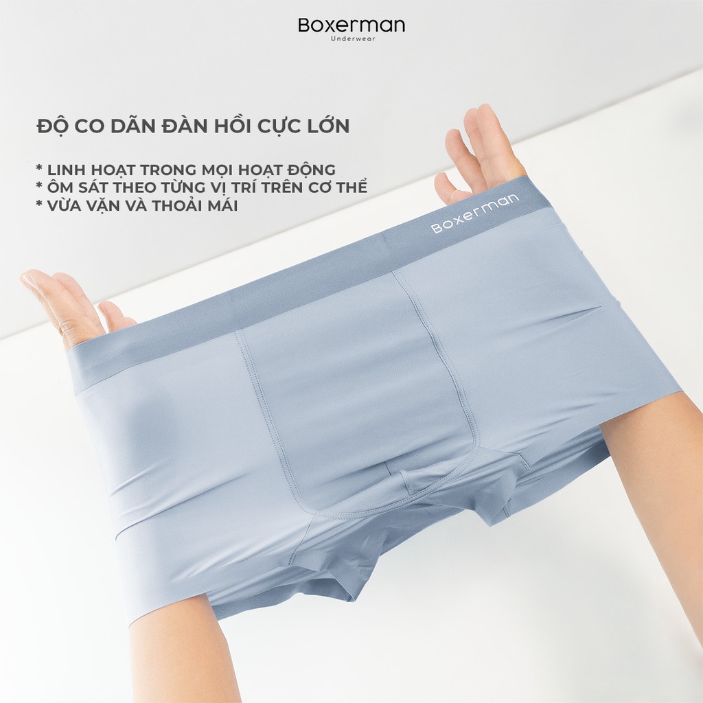 Quần sịp boxer nam Trunk PRO FIT kháng khuẩn khử mùi cao cấp BOXERMAN