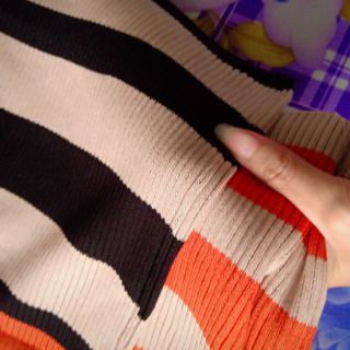 Váy Len body sọc kẻ (kèm ảnh thật)