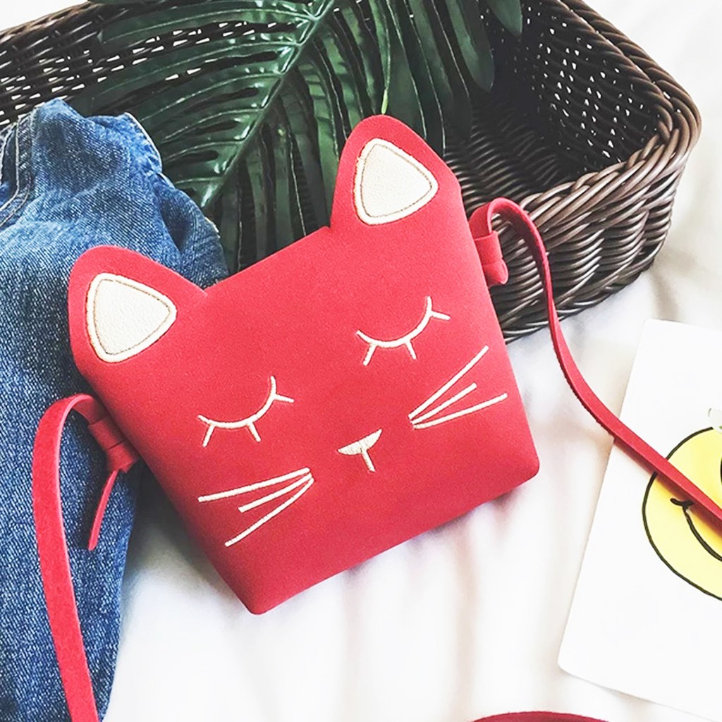Túi đeo chéo cho bé gái hình mèo đáng yêu BBShine – TX001