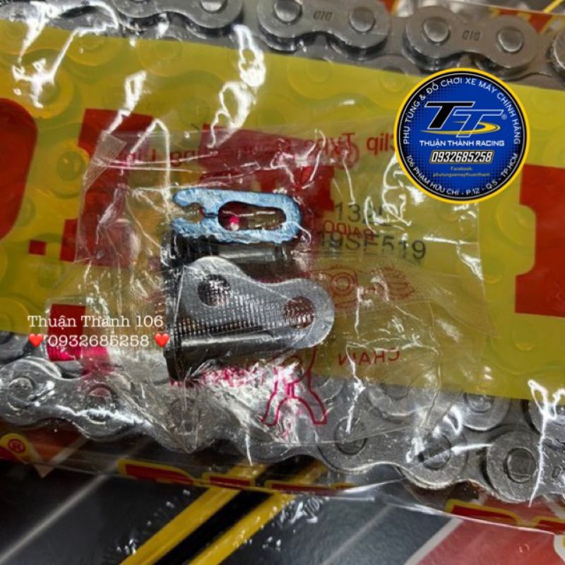 Sên cao su phốt TFX DD zin 9ly 132L (Sên đen)