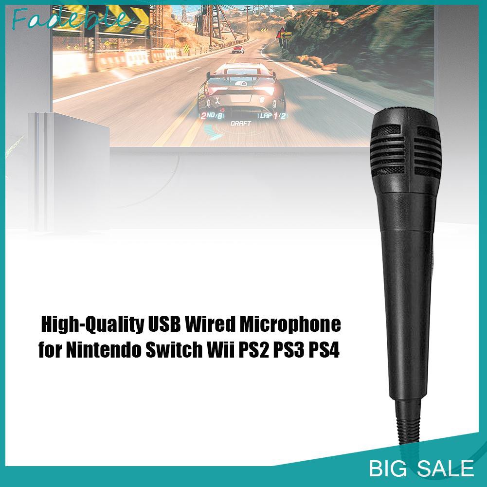 Micro Usb Karaoke Cho Nintendo Switch Wii Wii U Ps4 Ps3 Xbox One Pc