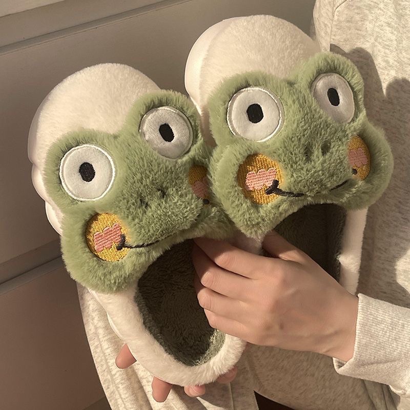 DÉP LÔNG HÌNH ĐÁNG YÊU LỚP LÔNG MỀM MẠI ẤM ÁP CHI TIẾT THÊU XỊN