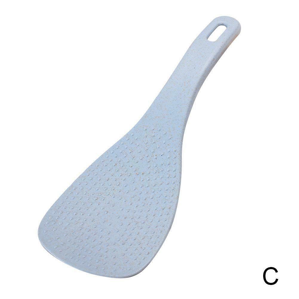 1Pcs Wheat Straw Material Non-Stick Rice Spoon Kitchen Shovel Meal Kitchen Rice Rice Cooker F5G7