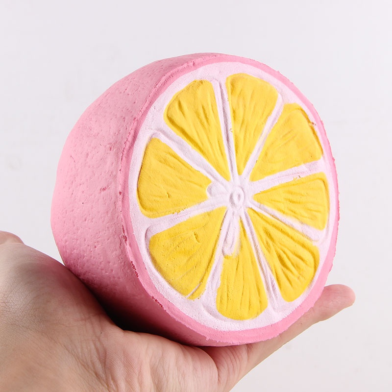 Squishy Lớn JUMBO Hình quả chanh Đồ Chơi Xốp Giảm Stress Hình mềm mịn dễ Thương đàn hồi Cho Bé