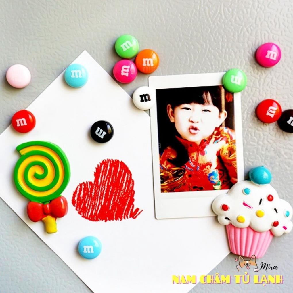 Nam Châm Tủ Lạnh 3D Thông Điệp Chữ M Trang Trí Bàn Học, Bàn Làm Việc, Đính Note MIRA-3D68005