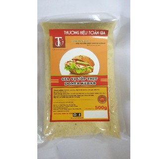 gia vị ướp thịt doner kebab muối toàn gia 500g