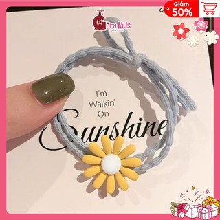 Dây Buộc Tóc Bông Cúc Ulzzang Siêu Hot