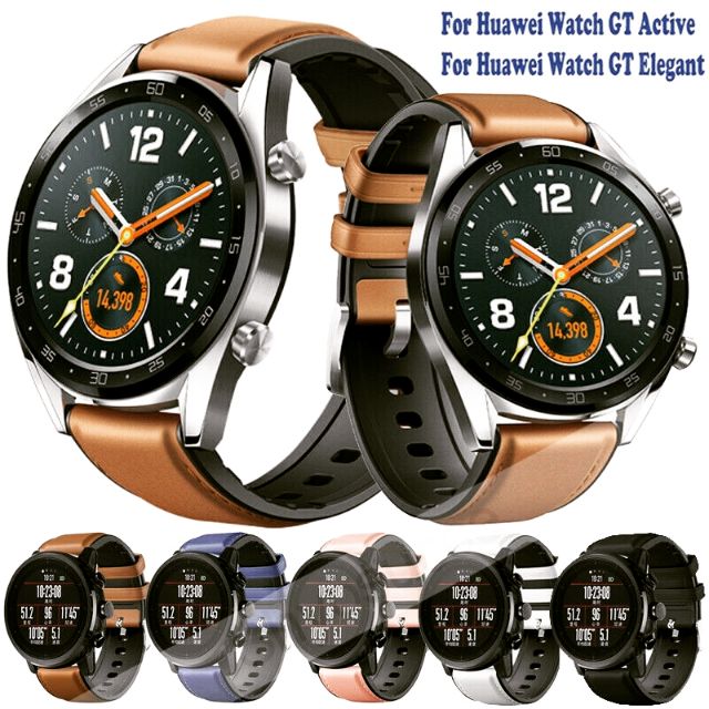 [SALE] Dây da hybrid 22mn chốt thông minh cho đồng hồ Huawei Watch GT/GT 2/Galaxy Watch
