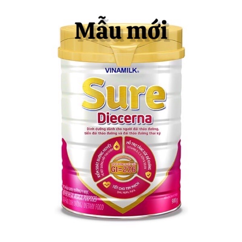 Sữa bột Vinamilk Sure Diecerna 900g
