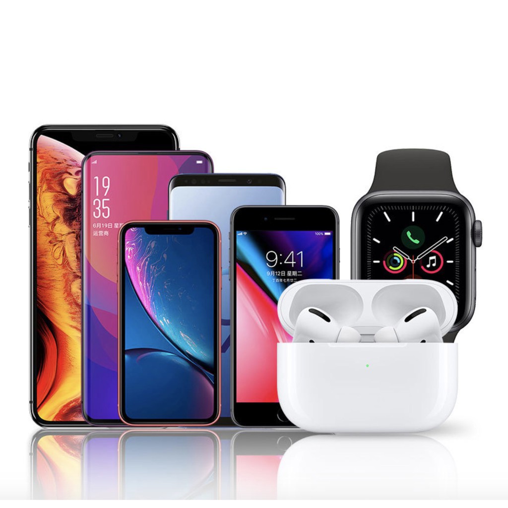 №▩●Đế sạc không dây 3in1 cho Iphone Apple Watch Airpods cáp Lightning USAMS  Giảm giá10%