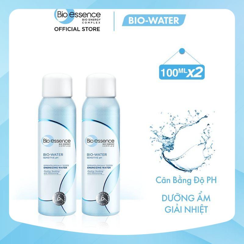 Combo 2 nước xịt khoáng Bio-Water Energizing Water 100ml/chai dưỡng da cấp ẩm nhẹ dịu tức thời