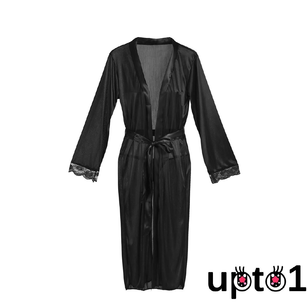 Áo choàng tắm dài kiểu dáng Kimono gợi cảm cho nữ | BigBuy360 - bigbuy360.vn