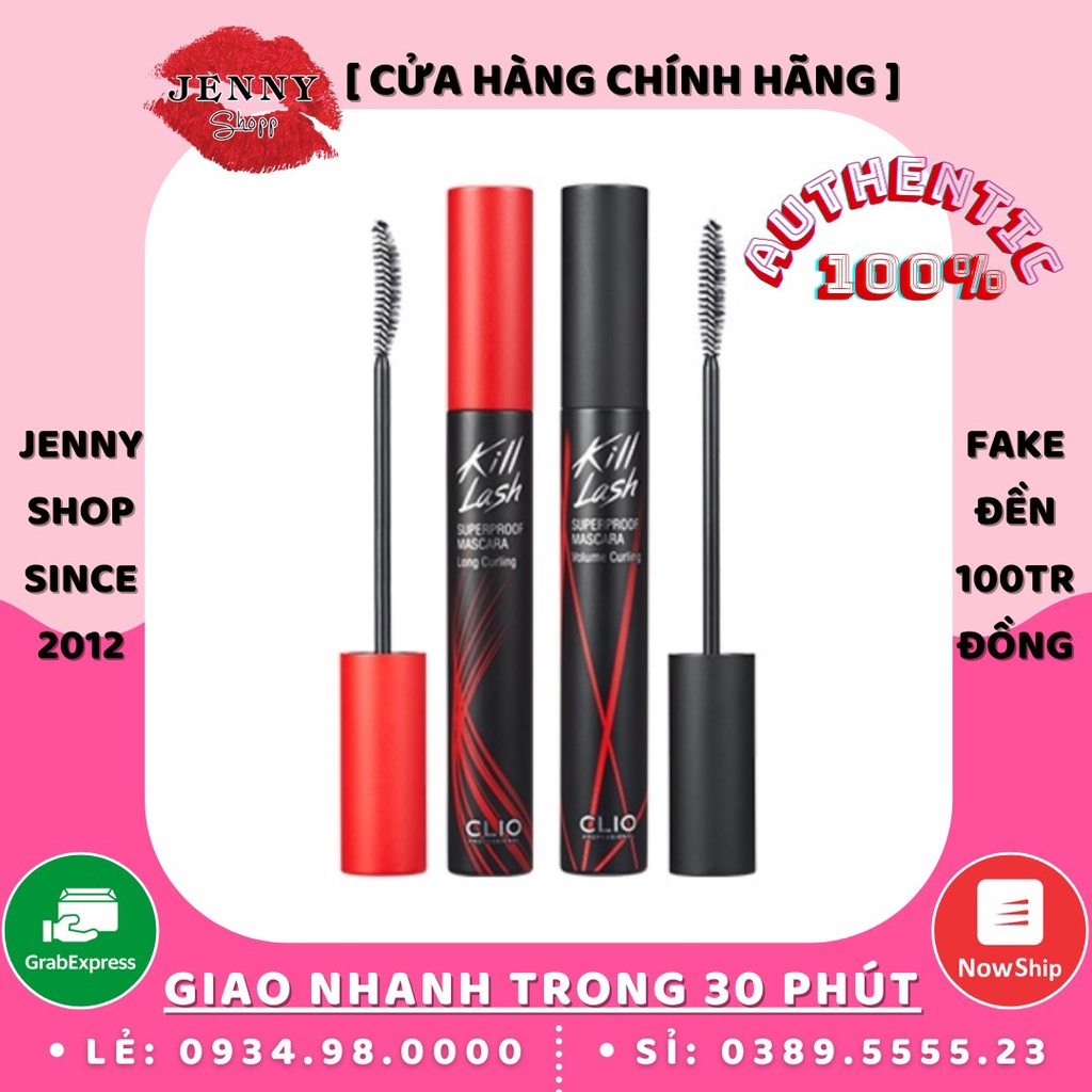 Chuốt Mi Clio Kill Lash Superproof Mascara