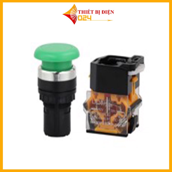 Nút Bấm Khởi Động LA38-11M 22mm Nhấn Nhả 1 Đóng-1 Mở