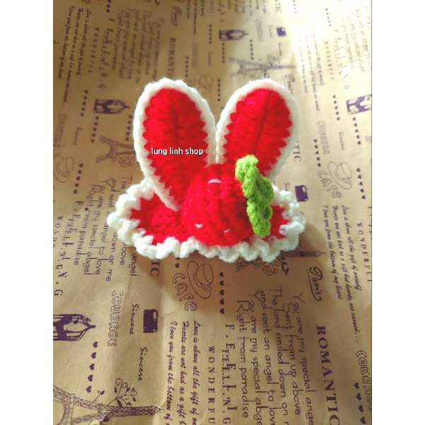 Kẹp tóc len hanmade