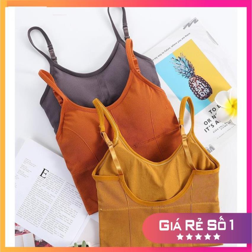 Áo croptop nữ tập gym yoga thể thao hở lưng chữ U 2 dây không gọng có đệm nâng ngực gợi cảm co giãn AN04 | BigBuy360 - bigbuy360.vn