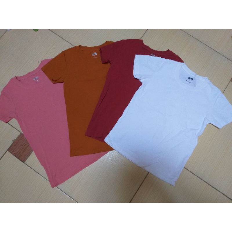Áo thun VNXK size S màu hồng/trắng/nâu/đỏ thanh lý