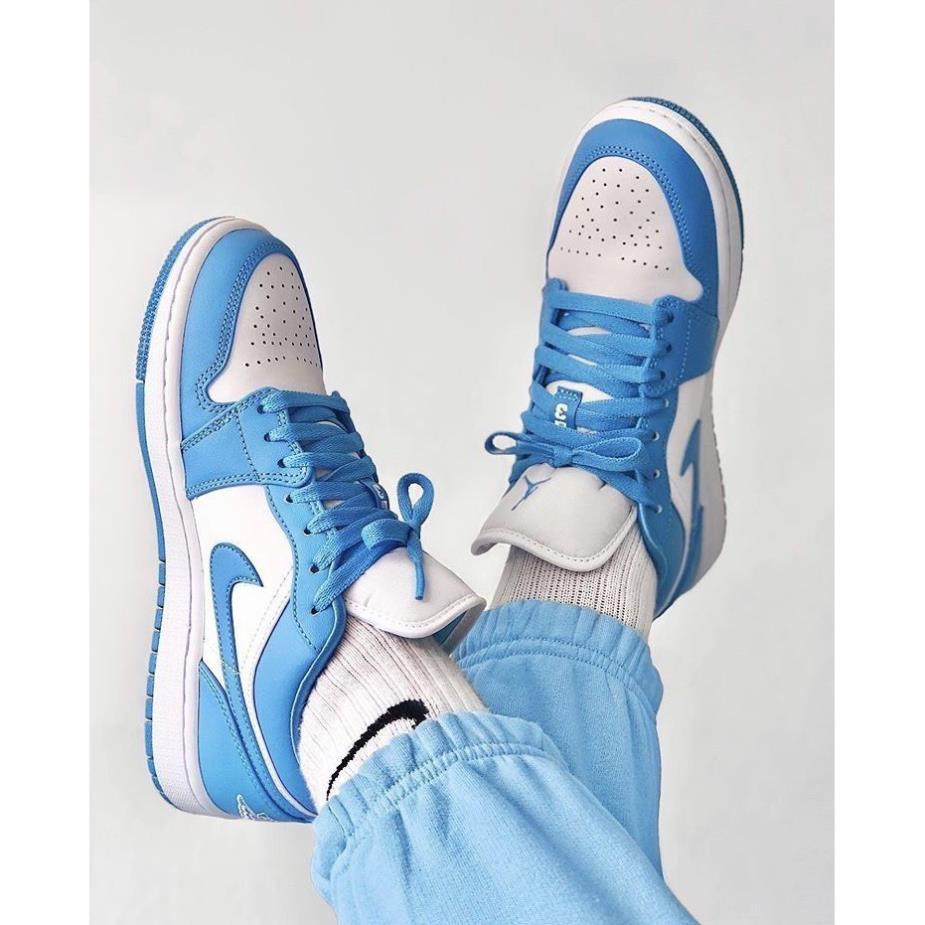 Giày JD1 LOW thể thao sneaker JORDAN 1 xanh dương cổ thấp HOT trend nam nữ