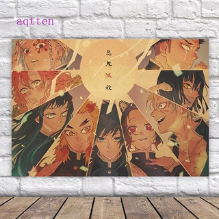 Poster Treo Tường Trang Trí In Hình Nhân Vật Anime Demon Slayer