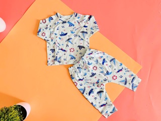 BỘ SƠ SINH AVALER VẢI COTTON THU ĐÔNG