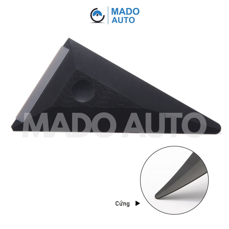 Gạt nhựa tam giác bọc cao su dán Decal ô tô MADO AUTO FS3