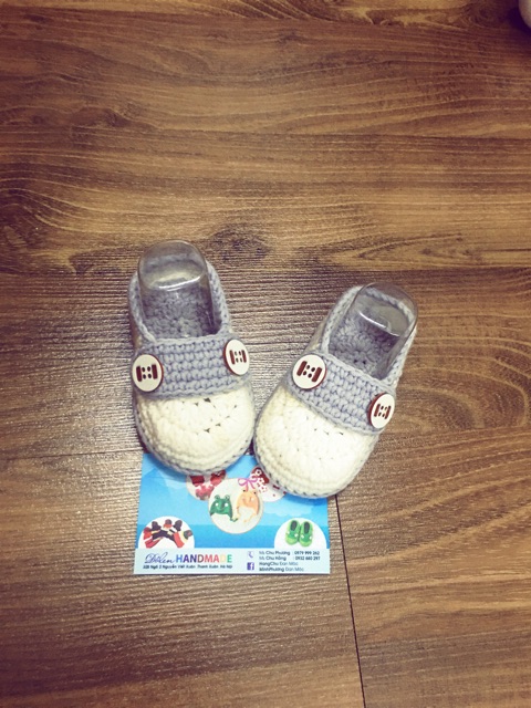 Giày len cho bé trai 0-6m