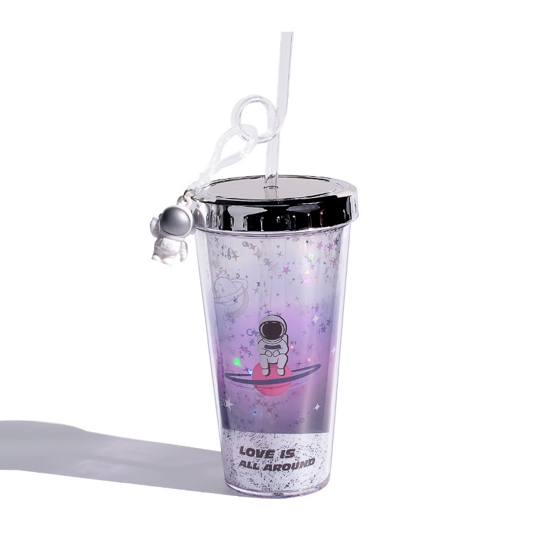 LY NHỰA HÌNH PHI HÀNH GIA 2 LỚP GIỮ MÁT 480ml