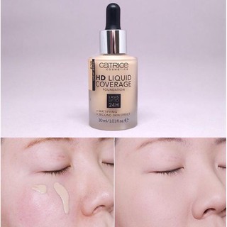 Kem nền Catrice HD Liquid Coverage 24h.